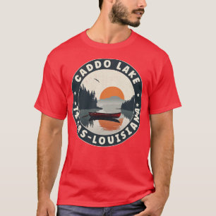 Camiseta Caddo Lake TexasLouisiana Sunset TShirt