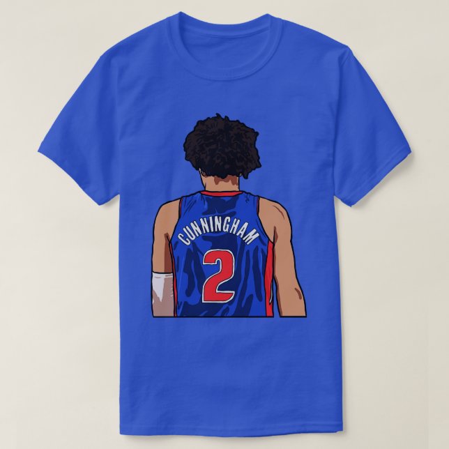 Camiseta Cade Cunningham de vuelta a (Diseño del anverso)