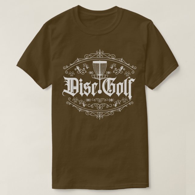 Camiseta Cadena Clásica de Disc Golf (Diseño del anverso)