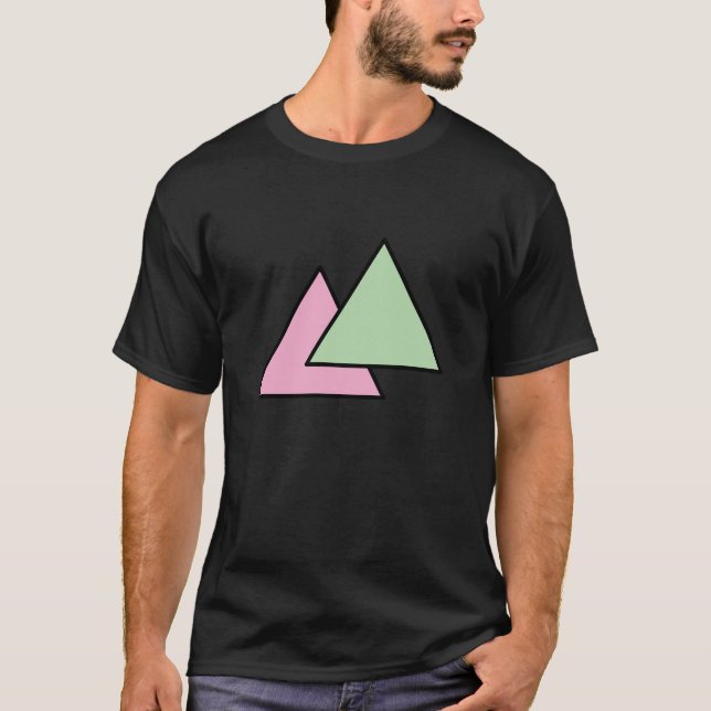 Camiseta Cadena de dos triángulos (Anverso)