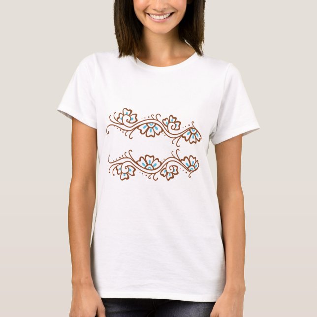 Camiseta Cadena de flor de la alheña (Anverso)