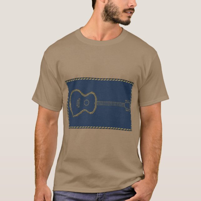 Camiseta Cadena de la guitarra (Anverso)