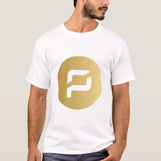 Camiseta cadena pirata Logotipo Crypto arrr Altcoin (Anverso)