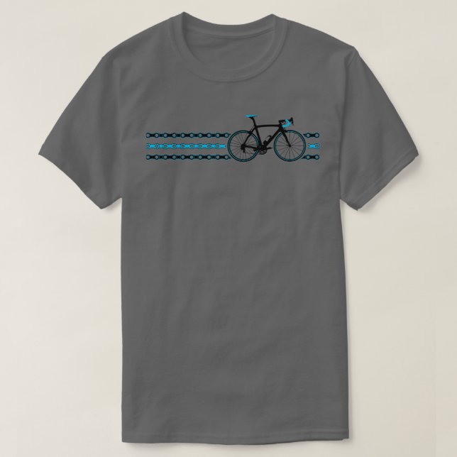 Camiseta Cadena Sky del equipo de bandas de bicicleta (Diseño del anverso)