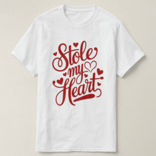 Camiseta Cadenas De Corazón Adjuntas