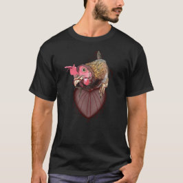 Camiseta Cadenas de corazón para el sacrificio de pollo