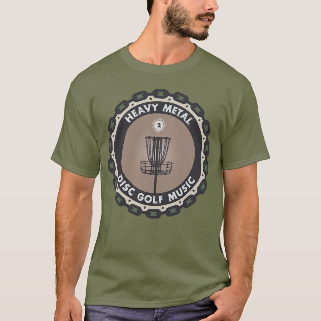 Camiseta Cadenas de disco de golf (Anverso)