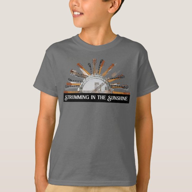 CAMISETA CADENAS DE GUITARRA AL SOL (Anverso)