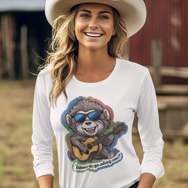 Camiseta Cadenas de trituración de Baboon funky (Subido por el creador)