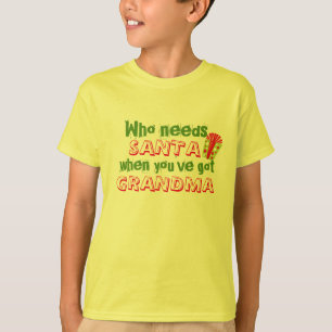 Camiseta cadera que necesita a santa tiene navidades de niñ