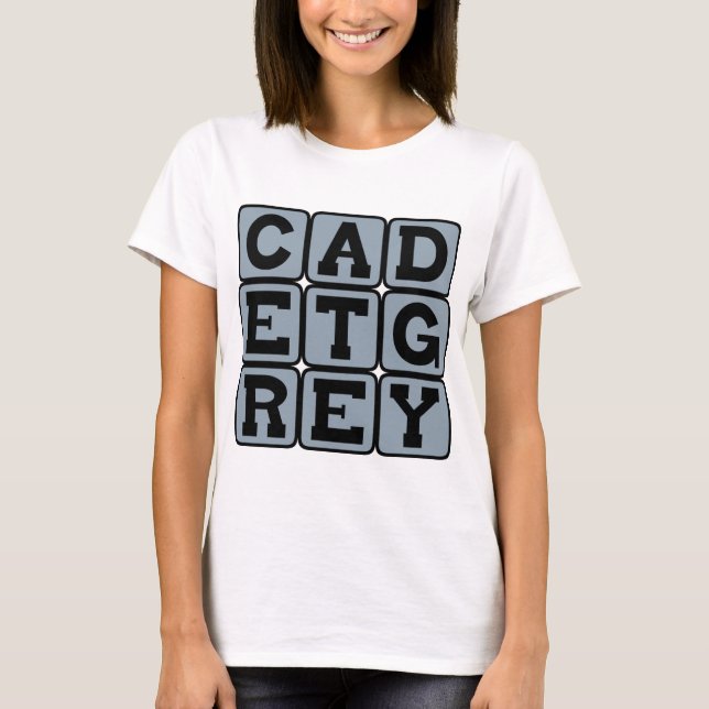Camiseta Cadet Grey, Color (Anverso)