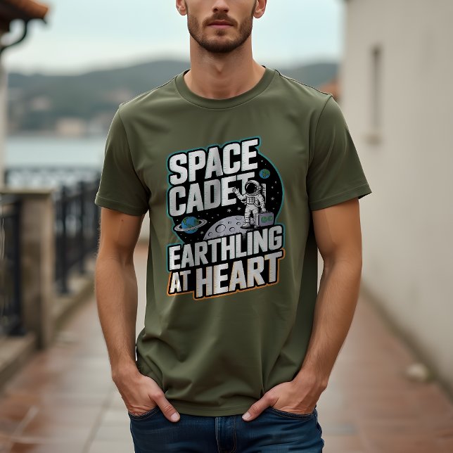 Camiseta Cadete espacial, terrateniente en el corazón: astr (Subido por el creador)