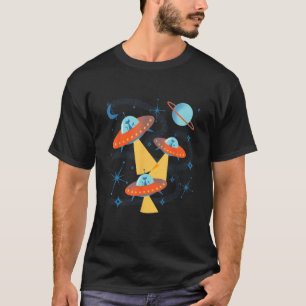 Camiseta Cadetes del espacio de la era atómica en salsa ret