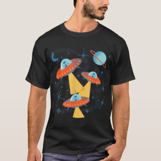 Camiseta Cadetes del espacio de la era atómica en salsa ret
