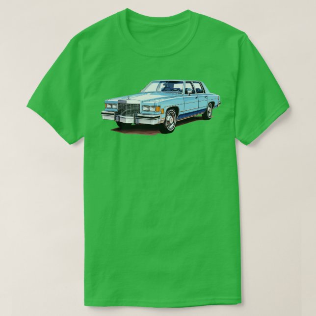 Camiseta Cadillac 1 de los años 80 (Diseño del anverso)