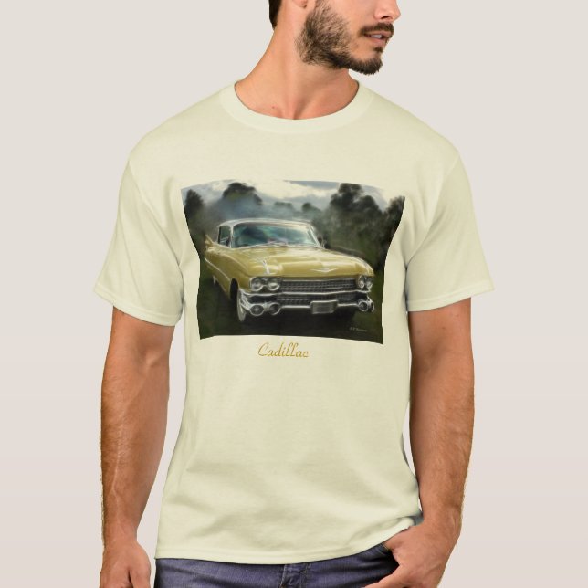 Camiseta Cadillac amarillo (Anverso)