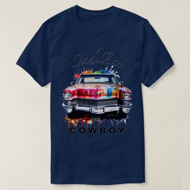 Camiseta Cadillac Cowboy (Diseño del anverso)