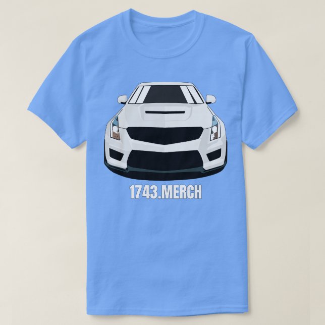 Camiseta cadillac cts v (Diseño del anverso)