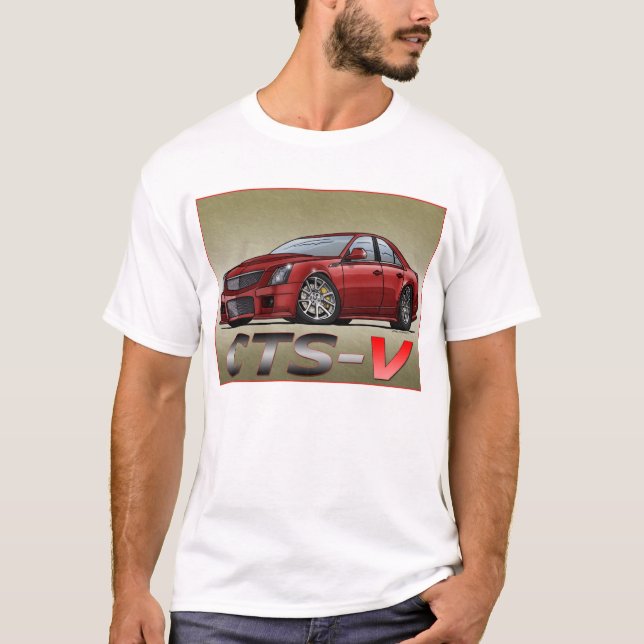 Camiseta Cadillac CTS_V (Anverso)
