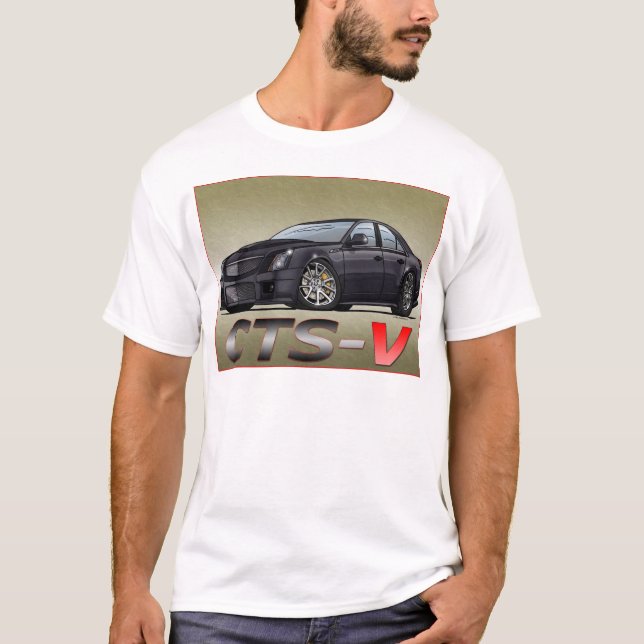 Camiseta Cadillac CTS_V (Anverso)