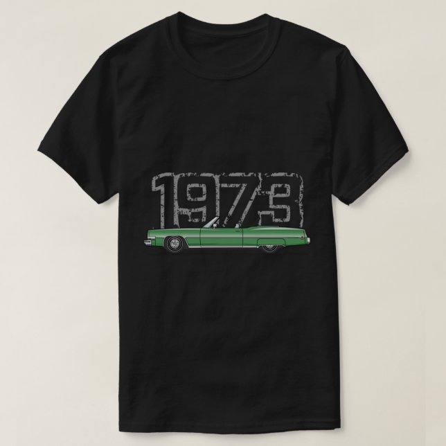 Camiseta Cadillac Eldorado green 73 (Diseño del anverso)