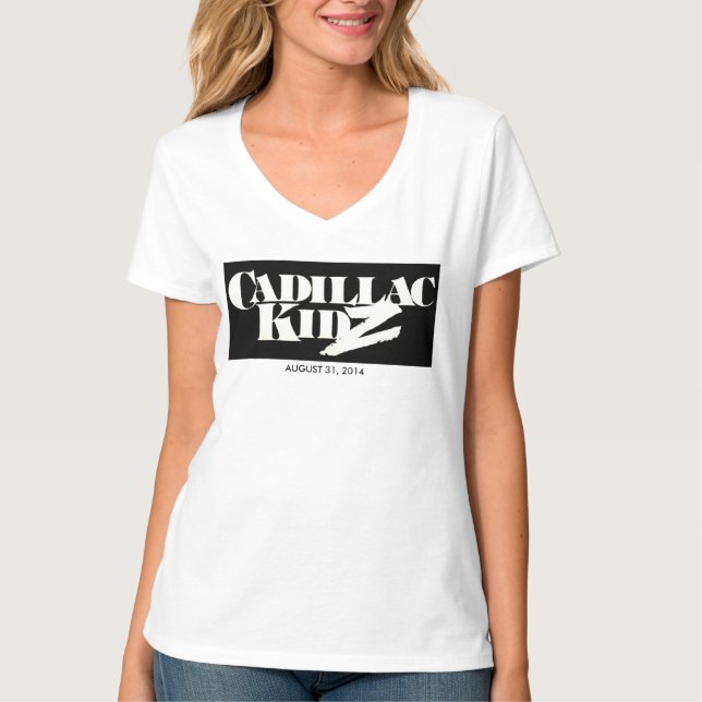 Camiseta CADILLAC KIDZ 31 de agosto de 2014/mujeres (Anverso)