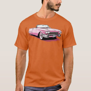 Camiseta Cadillac rosa Eldorado converatable