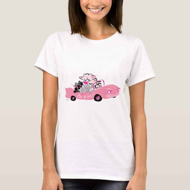 Camiseta Cadillac rosado (Anverso)