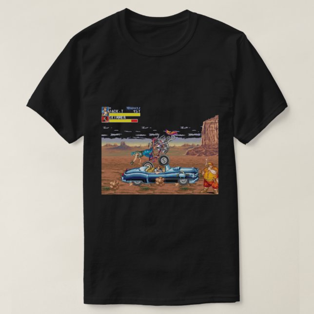Camiseta Cadillacs And Dinosaurs C&D (Diseño del anverso)