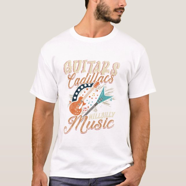 Camiseta Cadillacs Hillbilly Music (Anverso)