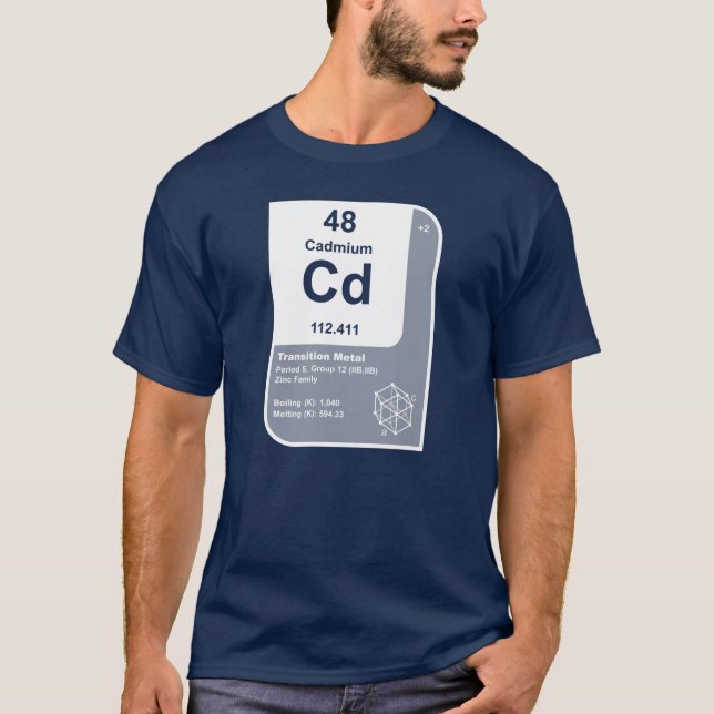 Camiseta Cadmio (Cd) (Anverso)