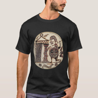 Camiseta Cadmos que lucha el dragón de Thebes