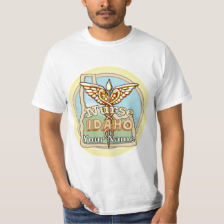 Camiseta Caduceo de Enfermera de Idaho