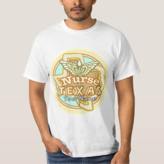 Camiseta Caduceo de Enfermera de Texas