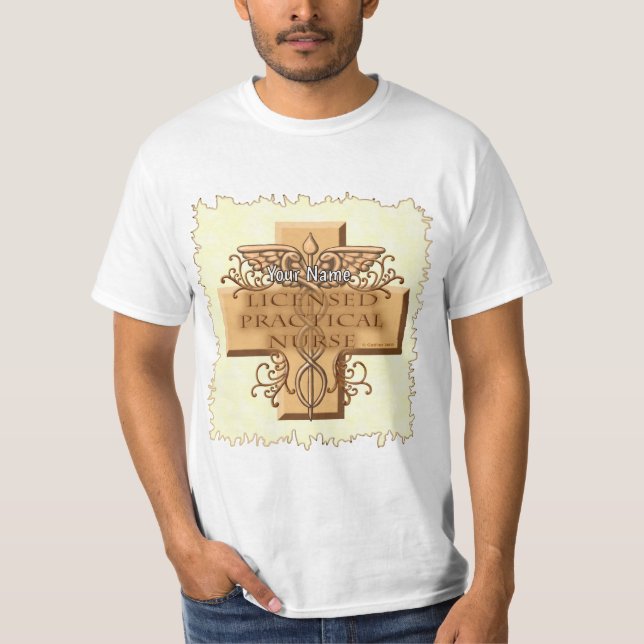 Camiseta Caduceo de Enfermera LPN (Anverso)