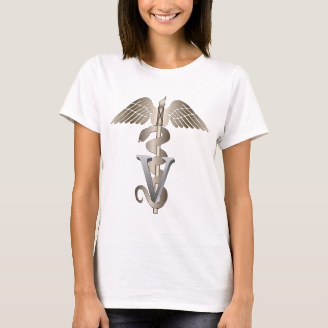 Camiseta Caduceo veterinario (Anverso)
