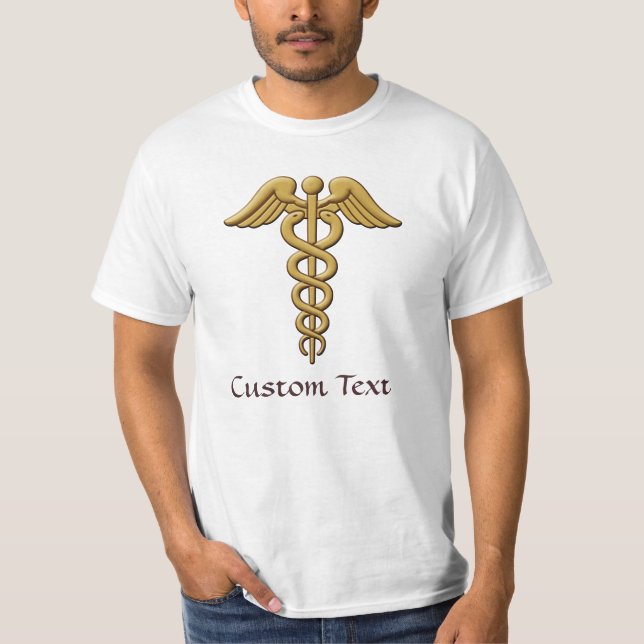 Camiseta Caduceus dorado (Anverso)