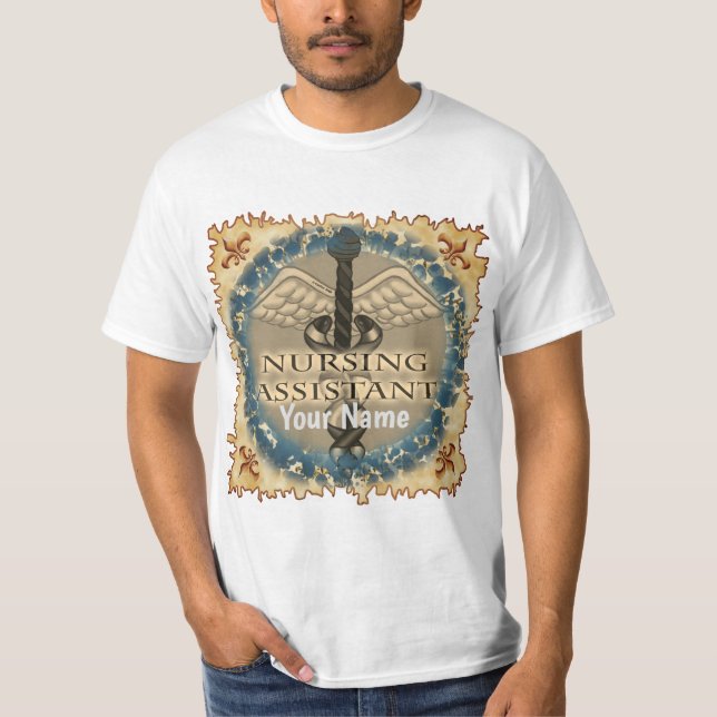 Camiseta Caduceus Enfermería Assistant (Anverso)