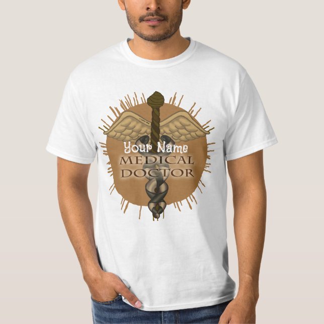 Camiseta Caduceus médico (Anverso)
