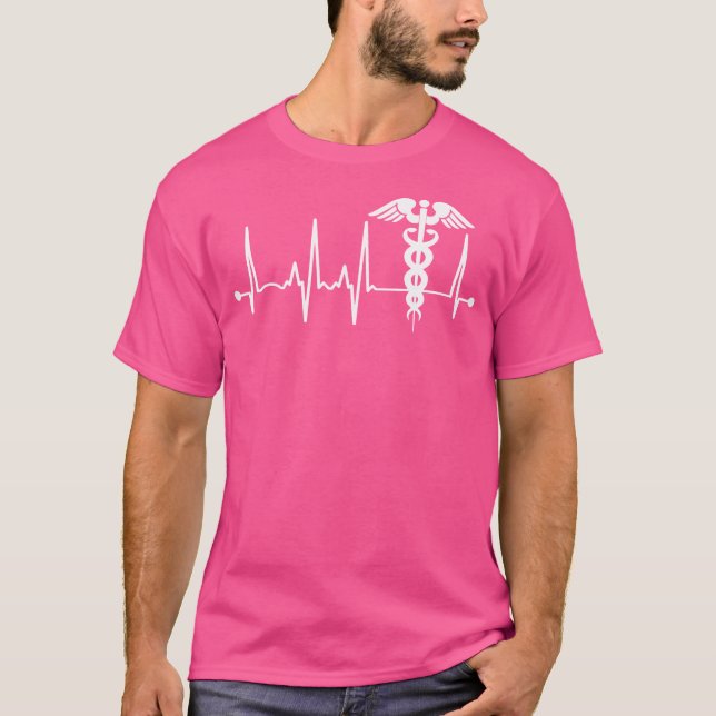 Camiseta Caducto De Latido Para Mujeres Hombres Médico De E (Anverso)