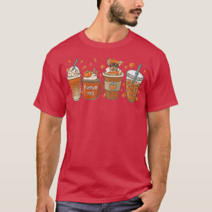 Camiseta Cae Café Calabaza Spice Latte Iced Otoño Chihua