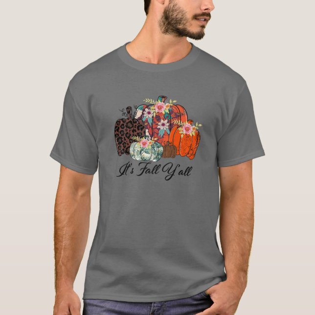 Camiseta Cae calabazas leopardo es la bomba de leopardo de  (Anverso)