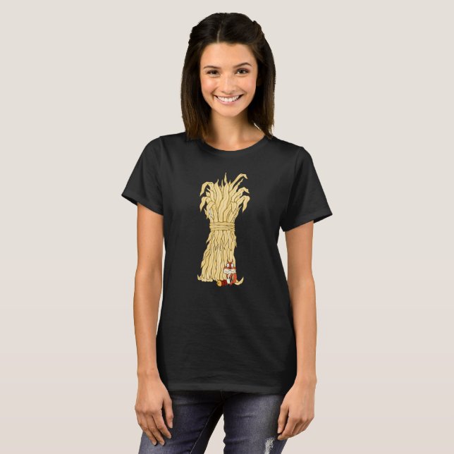 Camiseta Cae Chipmunk Y Haystack (Anverso completo)