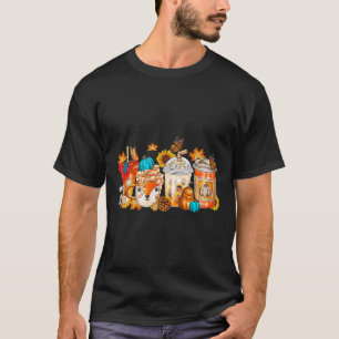 Camiseta Cae de lata de especias de calabaza café acogedor