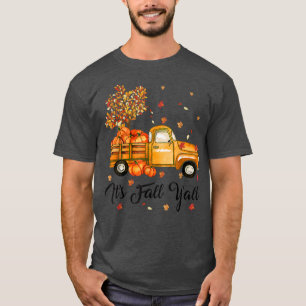 Camiseta Cae el árbol otoñal de la calabaza de yall Cute ot