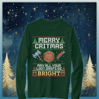 Camiseta Cae el botín de Feliz Navidad | Warrior Ugly Sweat
