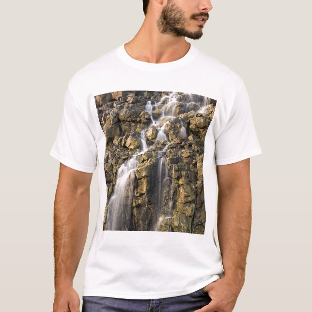Camiseta Cae el cerebro de una caída de roca volcánica (Anverso)