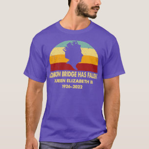 Camiseta Cae el puente retro de Londres