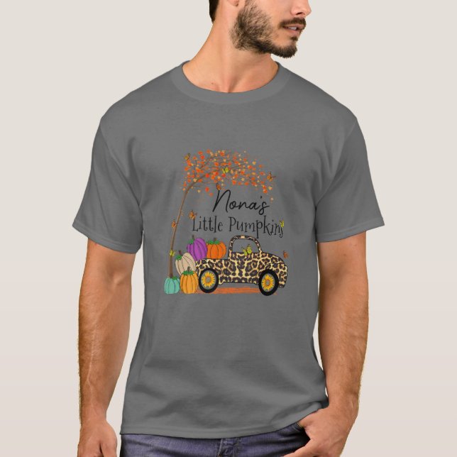 Camiseta Cae Halloween de las calabazas de Nona (Anverso)