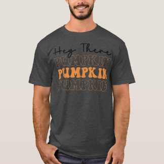 Camiseta Cae Hey Allá Calabaza Feliz Temporada Otoño Gracia